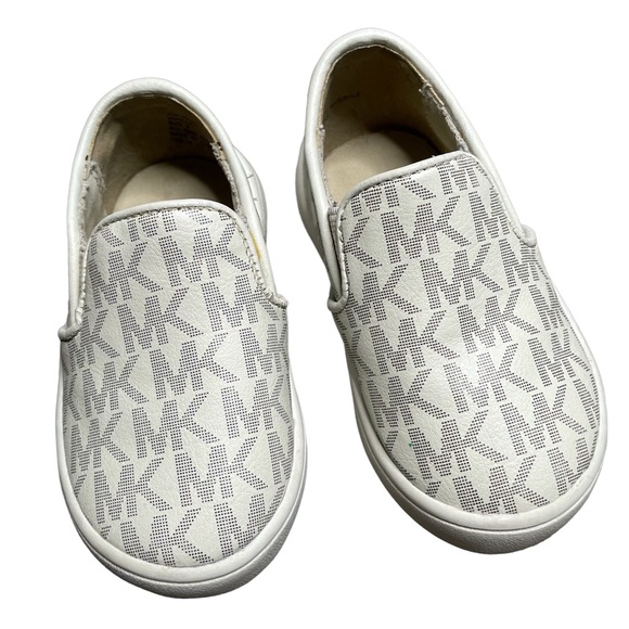MICHAEL Michael Kors Jem Daley-T Vanilla White Infant Shoes Size 5 - Picture 2 of 8